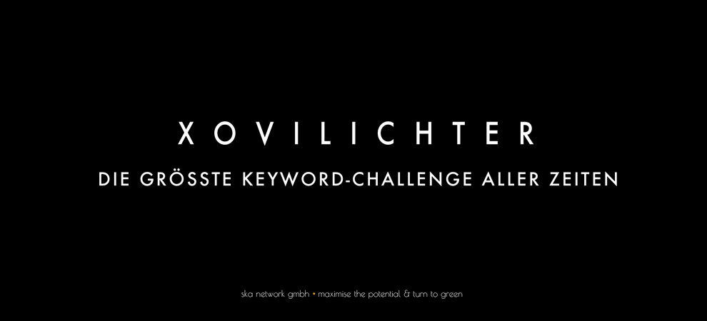 XOVILICHTER SEO Keyword-Challange 2014 by XOVI